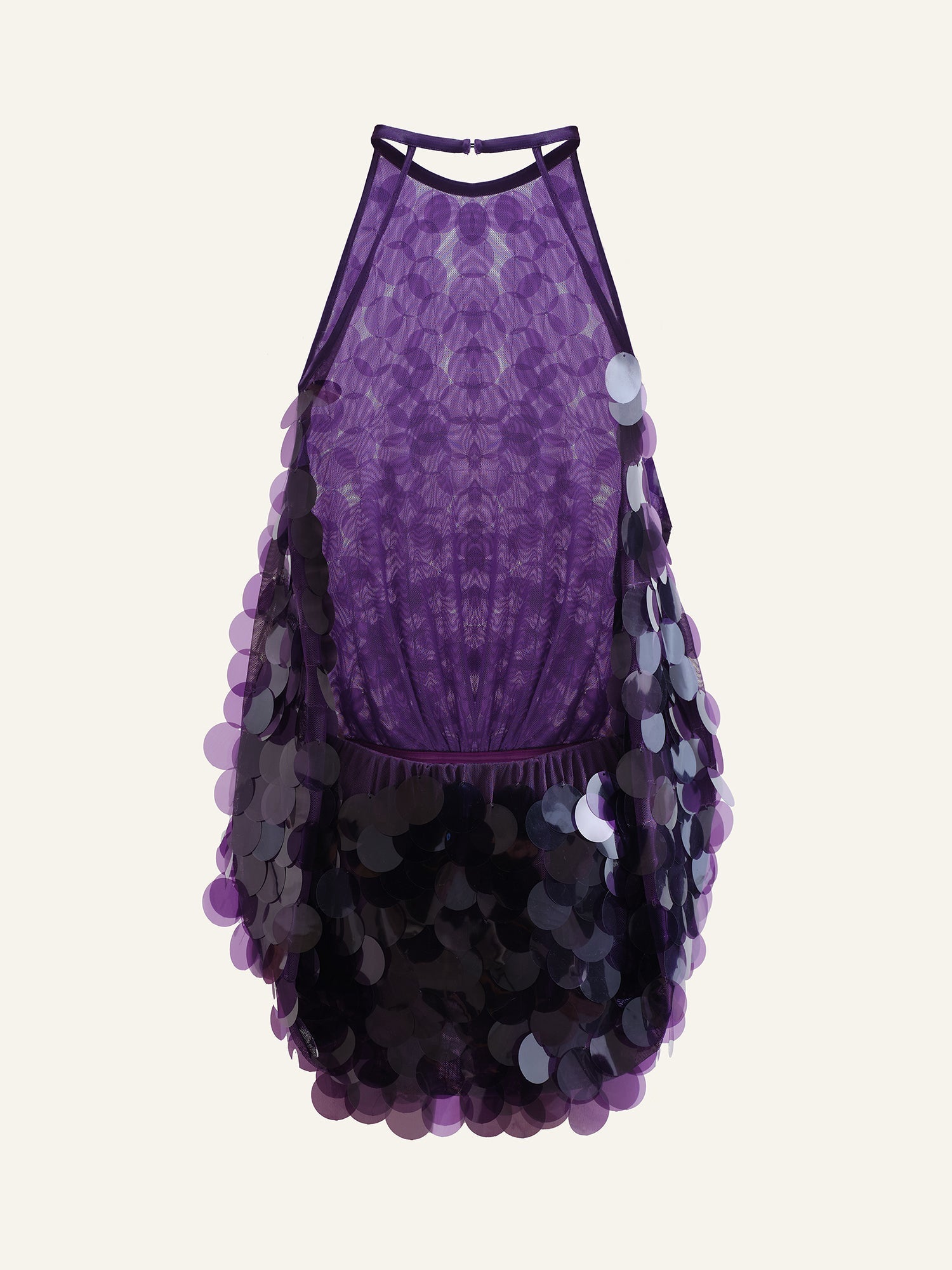 Museum Mini Dress in Purple