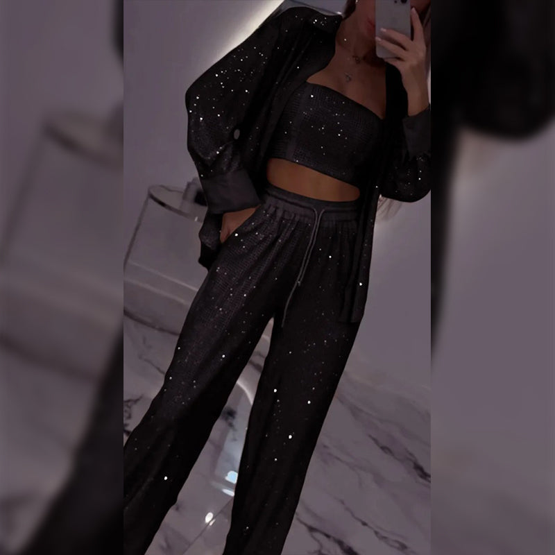 Arlena 3-Piece Glitter Set