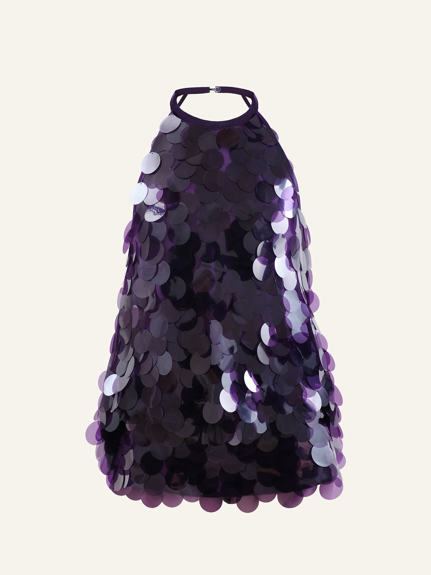 Museum Mini Dress in Purple