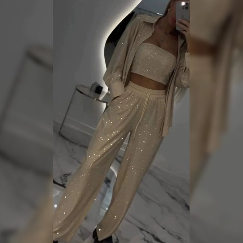 Arlena 3-Piece Glitter Set