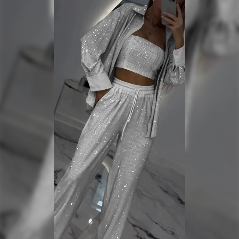 Arlena 3-Piece Glitter Set