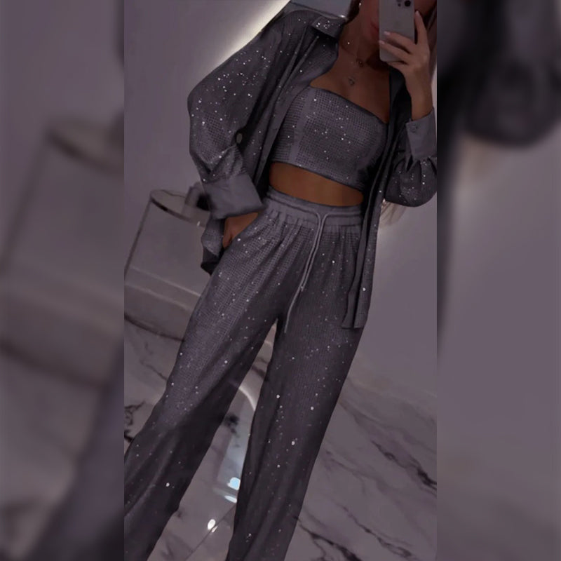 Arlena 3-Piece Glitter Set