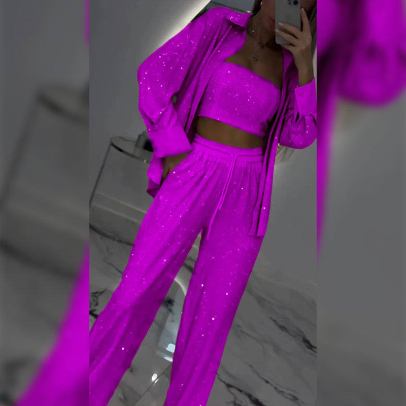 Arlena 3-Piece Glitter Set