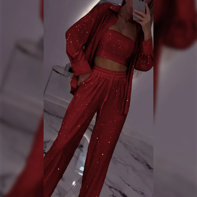 Arlena 3-Piece Glitter Set