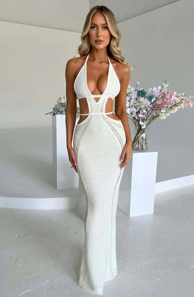 Cut-Out Backless Knit Bodycon Dress - Charley
